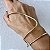 PULSEIRA BRACELETE ENCAIXE BANHADO A OURO 18 K OU RODIO - Imagem 3