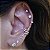 BRINCO PIERCING FAKE COBRA EM PRATA 925 - Imagem 1
