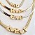 PINGENTE CHARM LETRA BANHADO A OURO 18K - Imagem 2