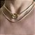 COLAR CORDAO BAIANO AVULSO BANHADO A OURO 18K - 3MM - Imagem 3