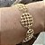 CONJUNTO COLAR  CHOKER E PULSEIRA TELINHA INSPIRED BANHADO A OURO 18K - Imagem 3