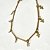 PULSEIRA COM CRUZ BANHADA A OURO 18 K. - Imagem 2