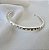 PULSEIRA BRACELETE SPIKE BANHADA A PRATA - AJUSTAVEL - Imagem 4