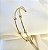 PULSEIRA BRACELETE DUPLO COM BOLINHAS BANHADA A OURO 18K - AJUSTAVEL - Imagem 2
