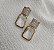 BRINCO CRISTAL E BASE CRAVEJADA COM MICROZIRCONIAS BANHADO A OURO 18 K - Imagem 1