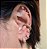 BRINCO PIERCING FAKE COM MICROZIRCONIAS CRAVEJADAS BANHADO A OURO 18 K - UNIDADE - Imagem 1