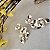 BRINCO EAR CUFF FLOR E PEROLAS BANHADO A OURO OU PRATA - Imagem 2