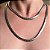 COLAR CHOKER DUO ACHATADO EM AÇO INOX - 7 MM - Imagem 1