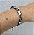 PULSEIRA COM ZIRCONIAS COLORIDAS BANHADO A RODIO NEGRO - Imagem 3