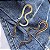 BRINCO ONDAS BANHADO A OURO 18 K - Imagem 2