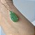 COLAR COM ZIRCONIA FUSION VERDE BANHADO A OURO 18 K - Imagem 1