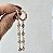 BRINCO ARGOLA COM ZIRCONIAS E PONTO DE LUZ  BANHADO A OURO 18K - ARGOLINHA - Imagem 1
