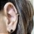 CONJUNTO PULSEIRA E BRINCO TREVO PRETO BANHADO OURO 18 K - Imagem 3