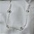 PULSEIRA BOLINHAS EM PRATA 925 CORRENTE CARTIER - Imagem 2