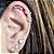 BRINCO PIERCING VERDADEIRO ARGOLA COM ZIRCONIAS EM PRATA 925 - Imagem 3