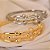 PULSEIRA BRACELETE INSPIRED COM ZIRCONIAS BANHADO A OURO 18 K OU RODIO - Imagem 2