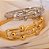 PULSEIRA BRACELETE INSPIRED COM ZIRCONIAS BANHADO A OURO 18 K OU RODIO - Imagem 4