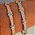 PULSEIRA BRACELETE INSPIRED X BANHADO A OURO 18 K OU RODIO - Imagem 1