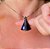 COLAR NOSSA SENHORA APARECIDA ESMALTADA BANHADO A RODIO NEGRO - Imagem 1