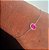 PULSEIRA CORRENTE COM ZIRCÔNIA OVAL PINK EM PRATA 925 - Imagem 3