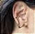 BRINCO EAR CUFF ORGANICO BANHADO A OURO OU PRATA - Imagem 1