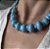 COLAR CONTAS RESINA TURQUESA - Imagem 1