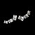 BRINCO EAR CUFF COM ZIRCÔNIA CRISTAL EM PRATA 925 - Imagem 2