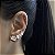 BRINCO EAR CUFF COM ZIRCÔNIA CRISTAL EM PRATA 925 - Imagem 1