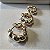 BRINCO TRIO ARGOLAS TORCIDAS BANHADO OURO 18 K - ARGOLINHAS - Imagem 3