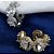 BRINCO PIERCING FAKE COM ZIRCÔNIAS CRISTAL BANHADO A OURO 18K - Imagem 4
