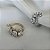 BRINCO PIERCING FAKE TRES ZIRCÔNIAS BANHADO A OURO 18 K - Imagem 3