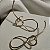 BRINCO PIERCING FAKE NO BANHADO A OURO 18 K - PAR - Imagem 3