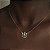 COLAR OLHO GREGO COM ZIRCONIAS CRISTAL BANHADO A OURO 18 k OU PRATA - Imagem 2