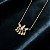 COLAR OLHO GREGO COM ZIRCONIAS CRISTAL BANHADO A OURO 18 k OU PRATA - Imagem 5