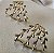 BRINCO EAR HOOK GALHOS BANHADO A OURO 18 K - Imagem 2