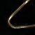 PULSEIRA LACRAIA 6MM BANHADO A OURO 18 K. - Imagem 2