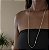 COLAR FITA BANHADO A OURO 18K - 85 CM - Imagem 1