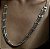 COLAR CHOKER TRIPLO AJUSTAVEL BANHADO A RODIO - Imagem 2
