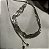 COLAR CHOKER TRIPLO AJUSTAVEL BANHADO A RODIO - Imagem 4