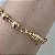 PULSEIRA CORRENTES E BOLAS BANHADO A OURO 18 K - FECHO IMA - Imagem 2