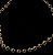 COLAR CHOKER BOLINHAS BANHADO OURO 18 K - Imagem 4
