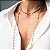 COLAR CHOKER BOLINHAS BANHADO OURO 18 K - Imagem 2
