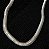 COLAR CHOKER LACRAIA BANHADO A RODIO - 6MM - Imagem 2