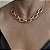 COLAR ELOS COM ZIRCONIAS BANHADA A OURO 18 K - Imagem 1