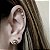 BRINCO DUO BOLINHAS BANHADO OURO 18 K - Imagem 1
