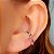 BRINCO PIERCING FAKE COM BOLINHA E ZIRCONIA BANHADO A OURO 18 K OU RODIO -UNITARIO - Imagem 3