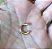 BRINCO PIERCING FAKE LISO BANHADO A OURO 18 K - UNIDADE - Imagem 3