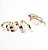 BRINCO EAR CUFF TIRAS BANHADO A OURO 18 K OU RODIO - Imagem 5