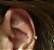 BRINCO PIERCING FAKE BANHADO A OURO 18 K - UNITARIO - Imagem 3