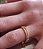 ANEL APARADOR DUO COM ZIRCONIAS CRISTAL BANHADO A OURO 18 K - Imagem 3